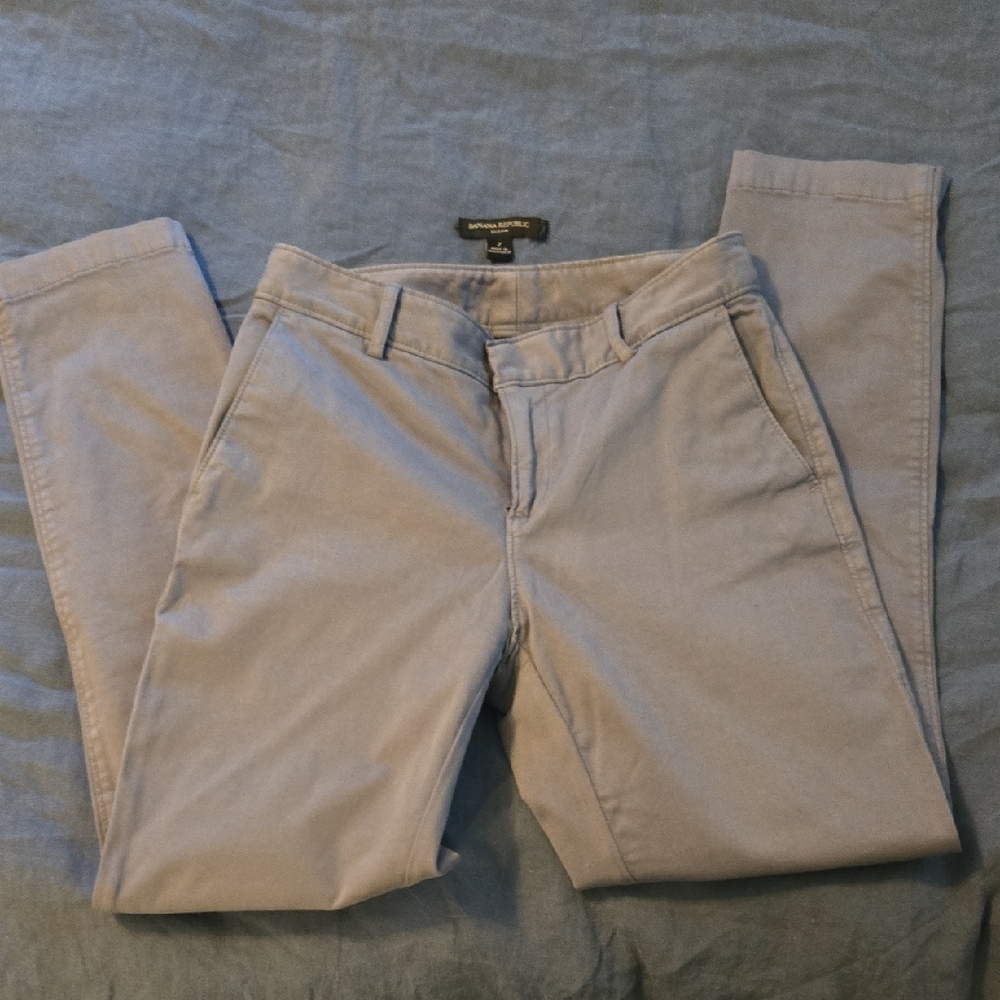 Banana Republic Sloan Trowsers - Size 2 - Blue Gray